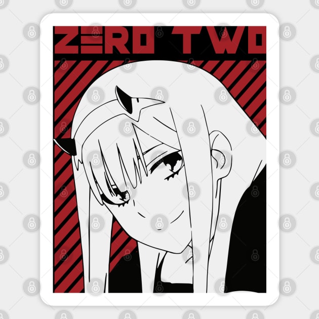 002 Zero Two Magnet by Brok Design